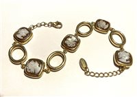Armband Cameo Italiano Dame Classica in Silber 0 Ct B19LS-G - B19LS-G